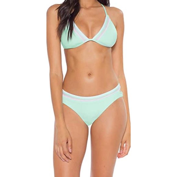 Soluna Women's Sun Beam Hipster Bikini Bottom Fresh Mint Size Medium NWT - Picture 2 of 3
